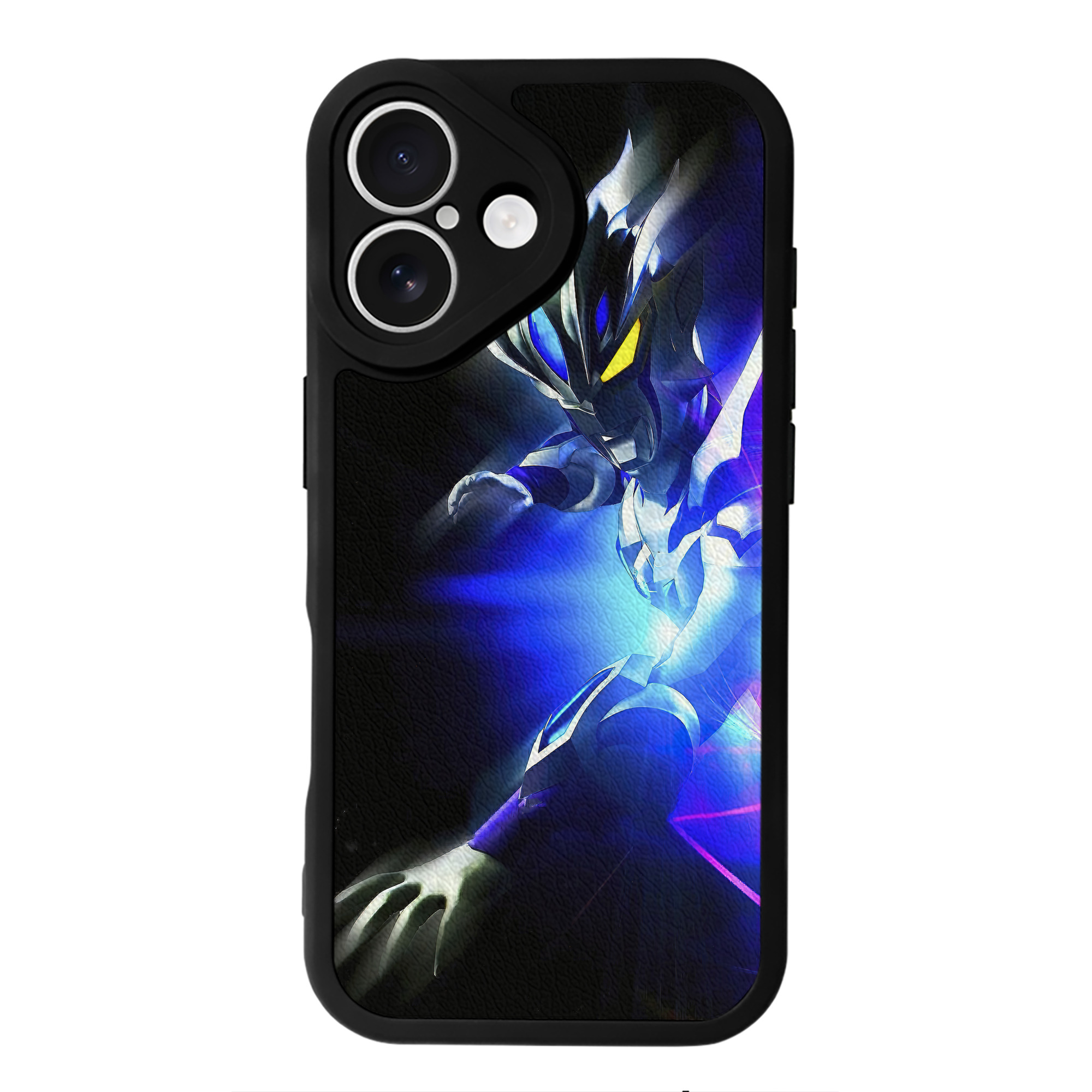 （画像用） ウルトラマン Ultraman 【iPhone 16シリーズ対応】シリコンスマホケース（レザー調） 材質：シリコン